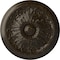 Ekena Millwork Vienna Ceiling Medallion (Fits Canopies up to 3 1/4"), 16 7/8"OD x 5/8"P, Stone Hearth Crackle CM17VISHC - alternate 1